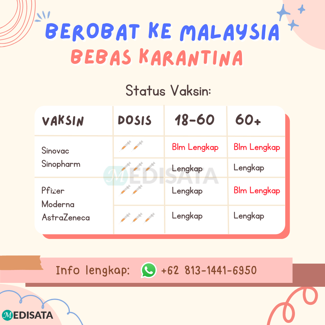 Status Vaksin Berobat Ke Malaysia Mei 2022